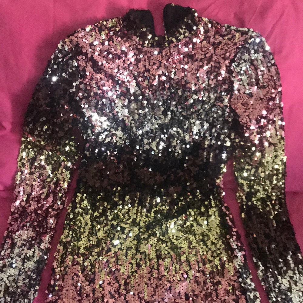 Multi colored sequins dress from ASOS